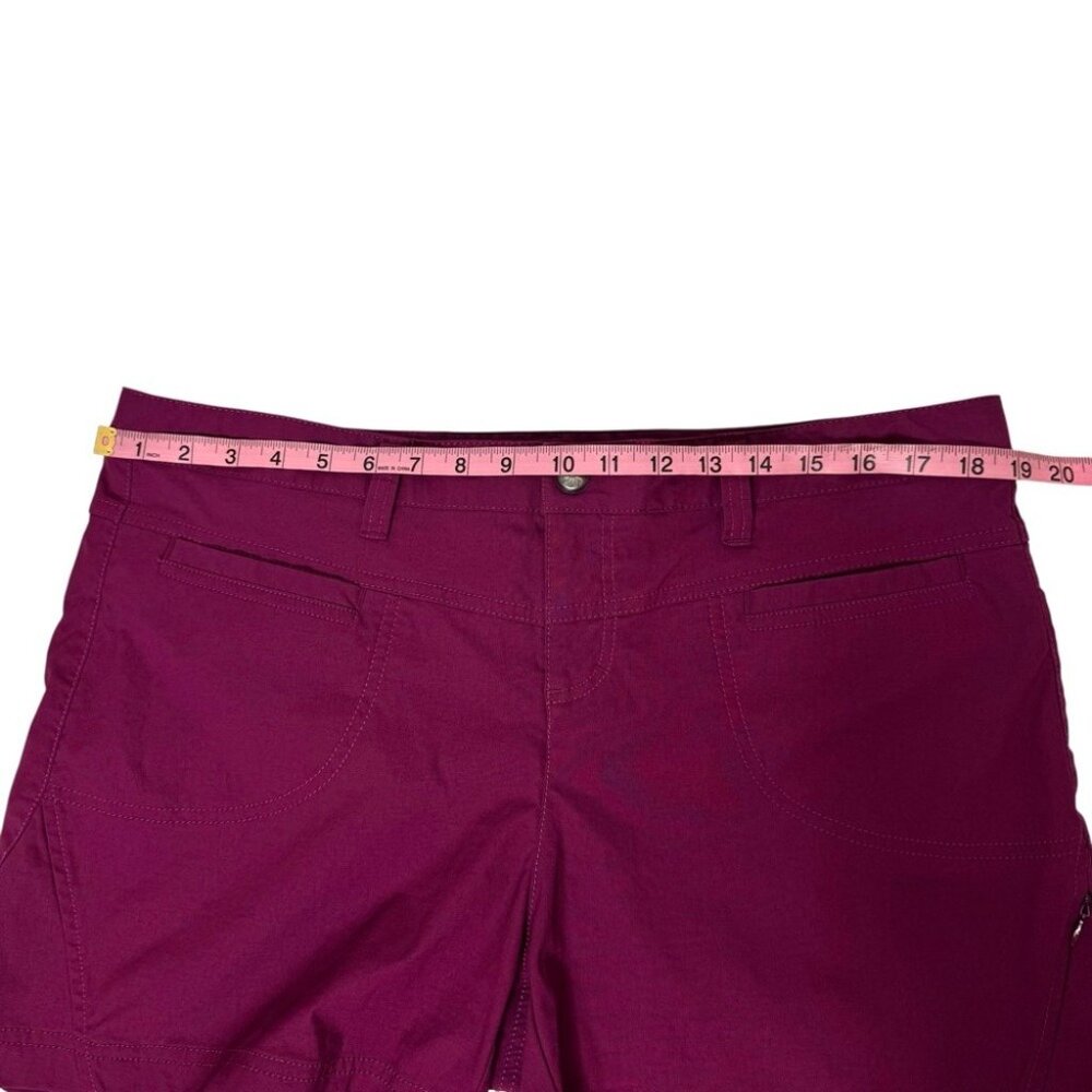 Athleta Dipper Shorts Pink Purple Size 16 Quick Dry 4" Inseam Pockets Casual - Picture 5 of 16